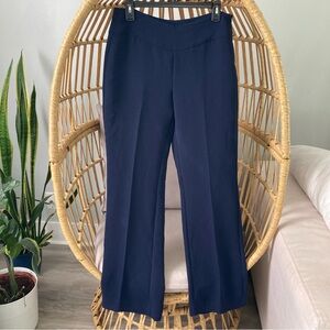 CAbi US 8 Navy Blue Wide Leg Women Dress Business Casual Pants